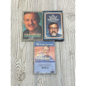 Roger Whittaker Cassette Tape Lot 3 Very Best Tender Favorites Love Will Home
